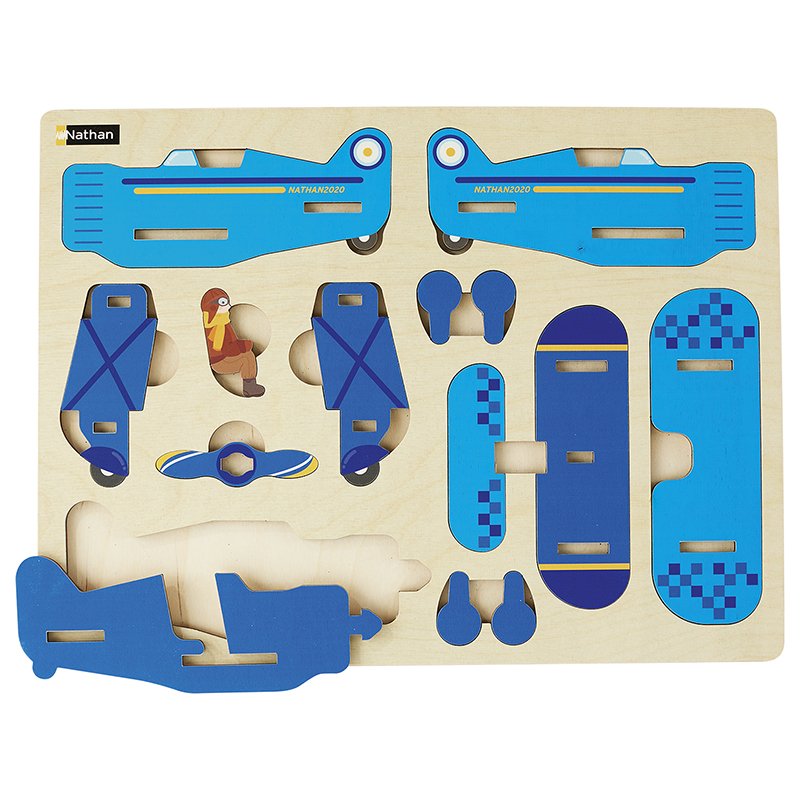 Première maquette – L’avion bi-plan