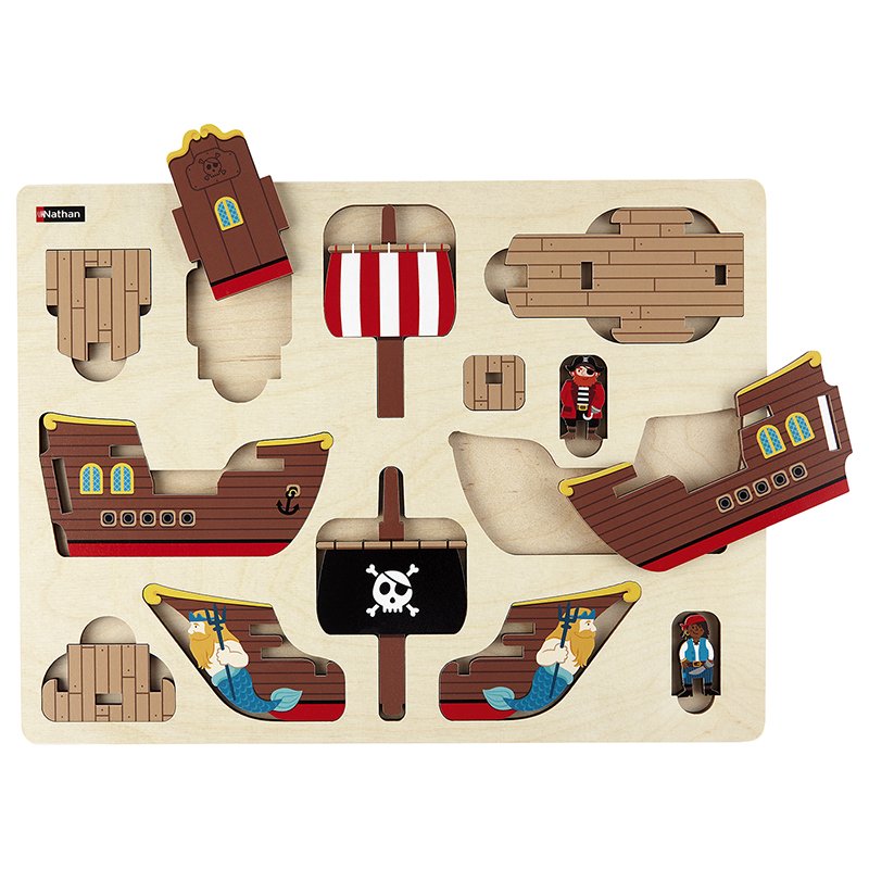 Première maquette – Le bateau pirate